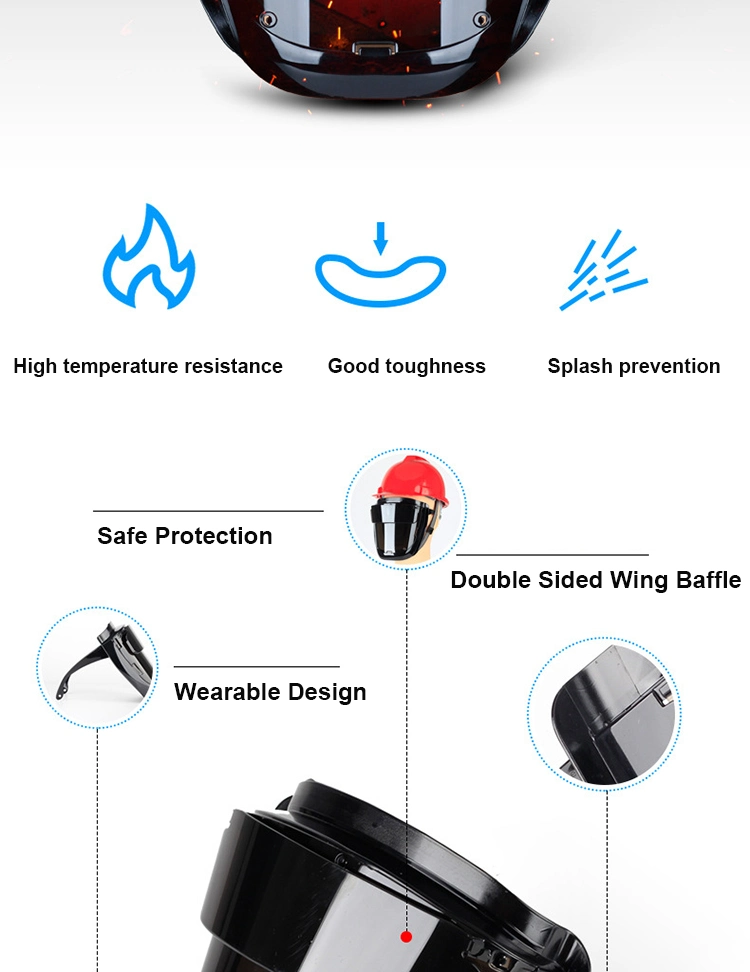 Rhk Cheap Wholesale Face Protection Welding Hood Headwear Foldable Head Mounted Safety Laser Welding Helmet