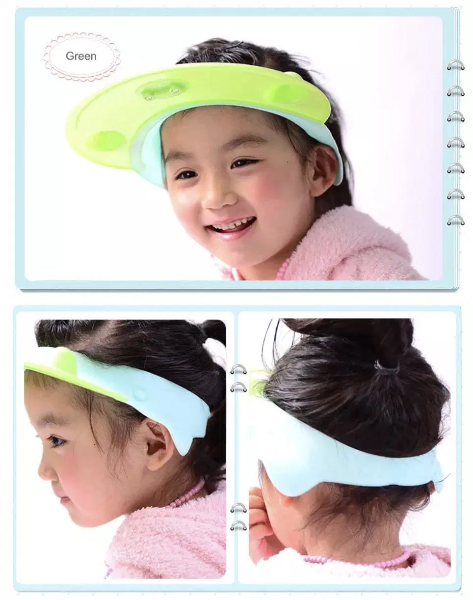 Baby Ear Protection Shampoo Cap Adjustable Children Shower Cap Baby Shampoo Cap